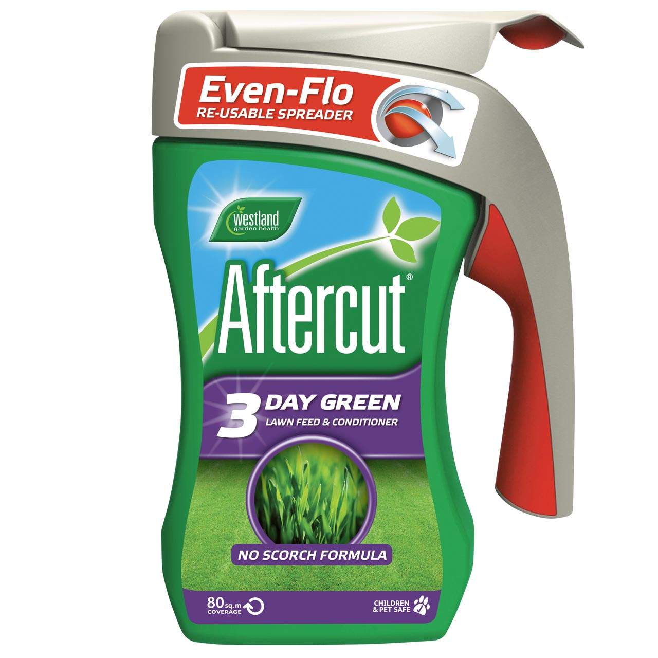 Aftercut Easy Green Lawn Feed Even Flo Spreader 80m² Lawn Care